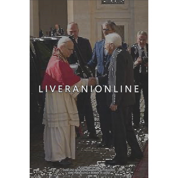 Roma 14 Ottobre 2025 Il presidente della Repubblica Italiana Sergio Mattarella incontra Sua Santita’ Papa Leone XIV al Quirinale Nella foto: Papa Leone XIV, Sergio Mattarella Foto credit: Andrea Bracaglia- AGENZIA ALDO LIVERANI SAS