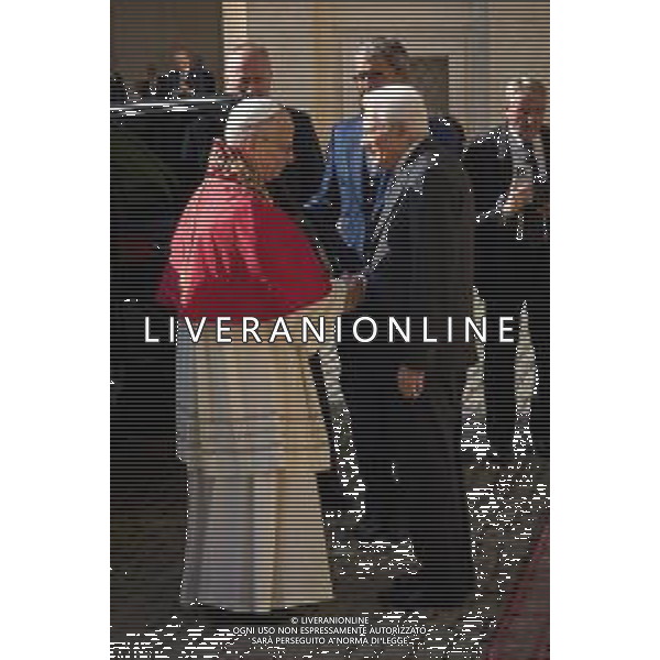 Roma 14 Ottobre 2025 Il presidente della Repubblica Italiana Sergio Mattarella incontra Sua Santita’ Papa Leone XIV al Quirinale Nella foto: Papa Leone XIV, Sergio Mattarella Foto credit: Andrea Bracaglia- AGENZIA ALDO LIVERANI SAS