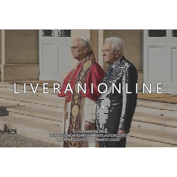 Roma 14 Ottobre 2025 Il presidente della Repubblica Italiana Sergio Mattarella incontra Sua Santita’ Papa Leone XIV al Quirinale Nella foto: Papa Leone XIV, Sergio Mattarella Foto credit: Andrea Bracaglia- AGENZIA ALDO LIVERANI SAS