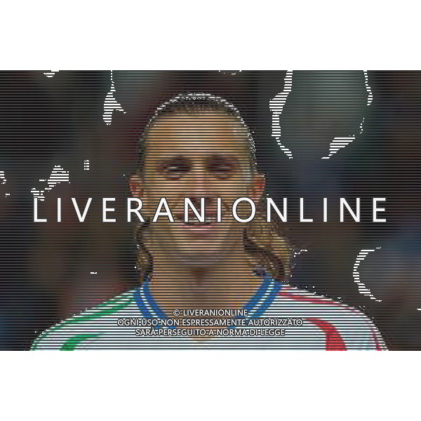 TVEM October 11, 2025 Tallinn, Estonia - Estonia vs Italy - European Qualifiers FIFA World Cup 2026 Matchday 7 - A. Le Coq Arena. In the pic: Riccardo Calafiori of Italy ©TVEM Emmanuele Mastrodonato - AGENZIA ALDO LIVERANI SAS