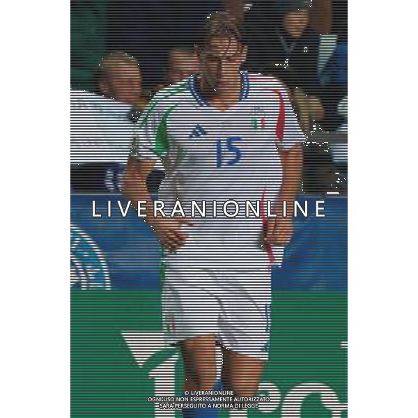 TVEM October 11, 2025 Tallinn, Estonia - Estonia vs Italy - European Qualifiers FIFA World Cup 2026 Matchday 7 - A. Le Coq Arena. In the pic: Pio Esposito of Italy ©TVEM Emmanuele Mastrodonato - AGENZIA ALDO LIVERANI SAS