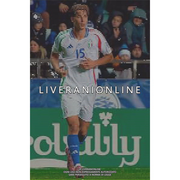 TVEM October 11, 2025 Tallinn, Estonia - Estonia vs Italy - European Qualifiers FIFA World Cup 2026 Matchday 7 - A. Le Coq Arena. In the pic: Pio Esposito of Italy ©TVEM Emmanuele Mastrodonato - AGENZIA ALDO LIVERANI SAS