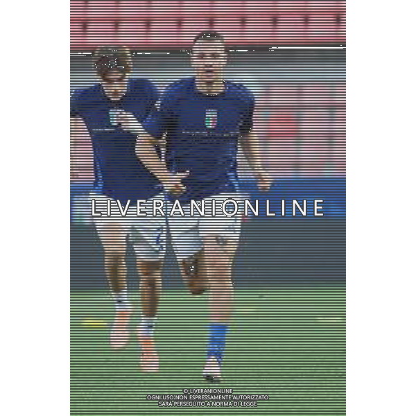 TVRCOR – Nazionale maschile Under 21 – qualificazione Europei U21 – Italia U-21 vs Armenia U-21 - Fase a gironi Gruppo E – Stadio Giovanni Zini Cremona (CR) 14-10-2025 nella foto Francesco Camarda foto roberta corradin-ag aldo liverani sas