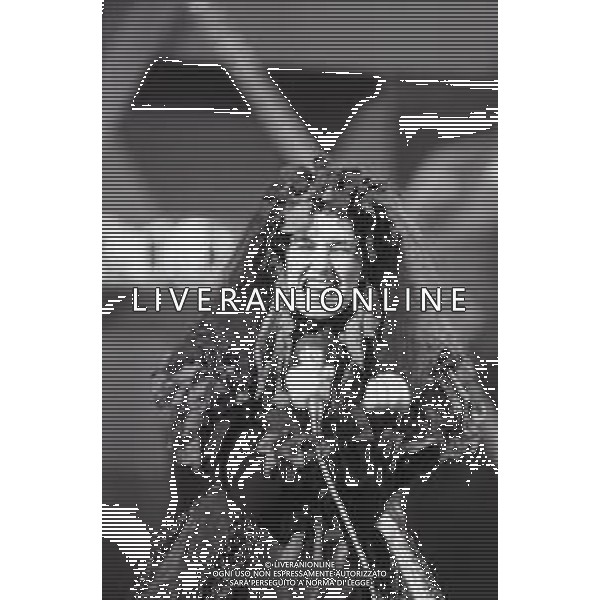 NEG-RETROSPETTIVA LENA LOVICH CANTANTE NELLA FOTO LENA LOVICH A SANREMO NELL\'ANNO 1982 AG ALDO LIVERANI SAS