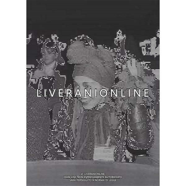 NEG-RETROSPETTIVA LENA LOVICH CANTANTE NELLA FOTO LENA LOVICH A SANREMO NELL\'ANNO 1982 AG ALDO LIVERANI SAS