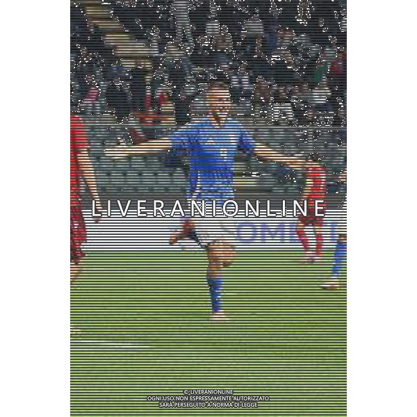 TVRCOR – Nazionale maschile Under 21 – qualificazione Europei U21 – Italia U-21 vs Armenia U-21 - Fase a gironi Gruppo E – Stadio Giovanni Zini Cremona (CR) 14-10-2025 nella foto esultanza dopo il goal di Francesco Camarda ©TVRCOR Corradin Roberta - AGENZIA ALDO LIVERANI SAS