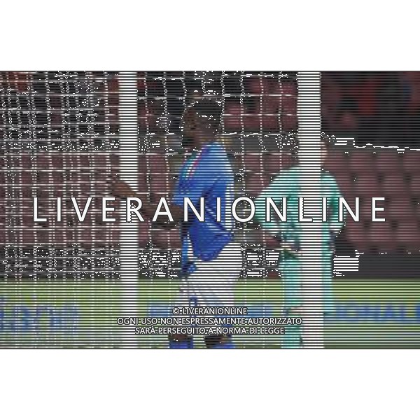 TVRCOR – Nazionale maschile Under 21 – qualificazione Europei U21 – Italia U-21 vs Armenia U-21 - Fase a gironi Gruppo E – Stadio Giovanni Zini Cremona (CR) 14-10-2025 nella foto esultanza dopo il goal di Seydou Fini ©TVRCOR Corradin Roberta - AGENZIA ALDO LIVERANI SAS