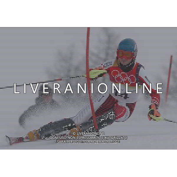 SESTRIERE (TO) 25/02/2006 XX OLIMPIADI INVERNALI SLALOM SPECIALE MASCHILE NELLA FOTO HERBST REINFRED PH GIGI ARCAINI/AG.ALDO LIVERANI