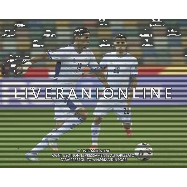 Anan Khalaili of Israel play the ball during Italy vs Israel, European Qualifier, Group I, matchday 8, game at Bluenergy stadium in Udine (UD), Italy, on October 14, 2025. (Photo by Davide Casentini) ©TVDC Casentini Davide - AGENZIA ALDO LIVERANI SAS