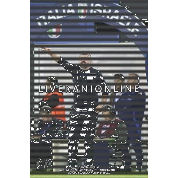 Gennaro Gattuso Head Coach of Italy gestures during Italy vs Israel, European Qualifier, Group I, matchday 8, game at Bluenergy stadium in Udine (UD), Italy, on October 14, 2025. (Photo by Davide Casentini) ©TVDC Casentini Davide - AGENZIA ALDO LIVERANI SAS