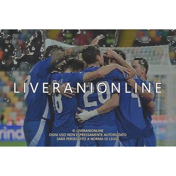 TVRG Italia vs Israele nella foto giocatori Italia esultanza dopo il gol dell\'1 a 0 Udine 14-10-2025 Stadio Friuli Italia vs Israele Qualificazioni Mondiali 2026 Gruppo I - 8a giornata foto Roberto Garavaglia/Agenzia Aldo Liverani sas