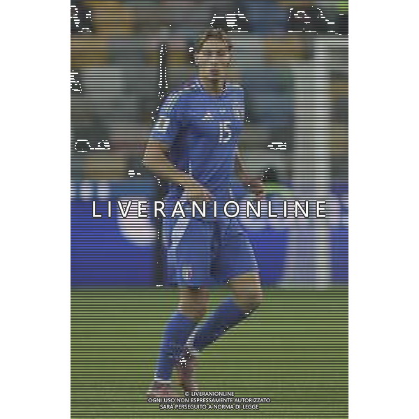 Francesco Pio Esposito of Italy during Italy vs Israel, European Qualifier, Group I, matchday 8, game at Bluenergy stadium in Udine (UD), Italy, on October 14, 2025. (Photo by Davide Casentini) ©TVDC Casentini Davide - AGENZIA ALDO LIVERANI SAS