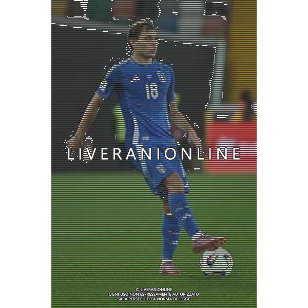 TVRG Italia vs Israele nella foto Nicolo’ Barella (Italia) Udine 14-10-2025 Stadio Friuli Italia vs Israele Qualificazioni Mondiali 2026 Gruppo I - 8a giornata foto Roberto Garavaglia/Agenzia Aldo Liverani sas