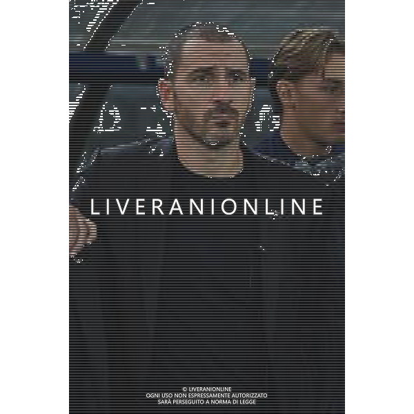 TVRG Italia vs Israele nella foto Leonardo Bonucci collaboratore tecnico Italia Udine 14-10-2025 Stadio Friuli Italia vs Israele Qualificazioni Mondiali 2026 Gruppo I - 8a giornata foto Roberto Garavaglia/Agenzia Aldo Liverani sas