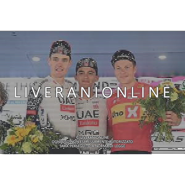 15-10-2025 Giro Del Veneto; 2025, Uae Team Emirates - Xrg; 2025, Uno X Mobility; Del Toro Romero, Isaac; Sivakov, Pavel; Abrahamsen, Jonas; Verona; ©SIROTTI - AGENZIA ALDO LIVERANI SAS