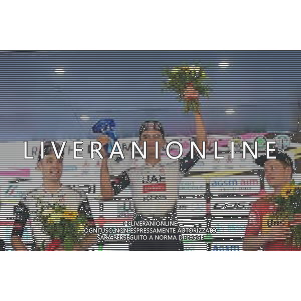 15-10-2025 Giro Del Veneto; 2025, Uae Team Emirates - Xrg; 2025, Uno X Mobility; Del Toro Romero, Isaac; Sivakov, Pavel; Abrahamsen, Jonas; Verona; ©SIROTTI - AGENZIA ALDO LIVERANI SAS
