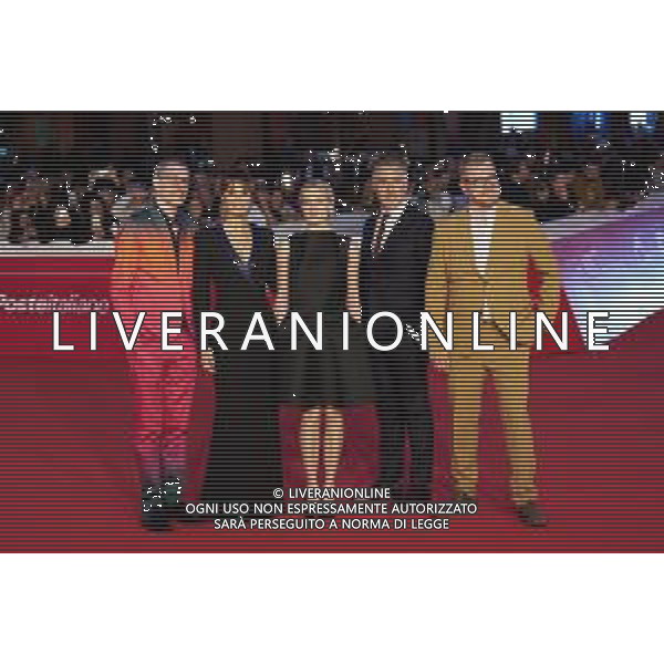 Roma 15 Ottobre 2025 Red Carpet di apertura della ventesima edizione del ‘Rome Film Fest’ - Festa del Cinema di Roma Nella foto: Brian Selznick, Paola Cortellesi, Nadia Tereszkiewicz, William Oldroyd, Teemu Nikki Foto credit: Andrea Bracaglia- AGENZIA ALDO LIVERANI SAS
