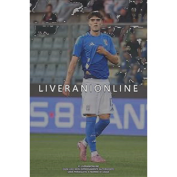 TVRCOR – Nazionale maschile Under 21 – qualificazione Europei U21 – Italia U-21 vs Armenia U-21 - Fase a gironi Gruppo E – Stadio Giovanni Zini Cremona (CR) 14-10-2025 nella foto Davide Bartesaghi ©TVRCOR Roberta Corradin - AGENZIA ALDO LIVERANI SAS