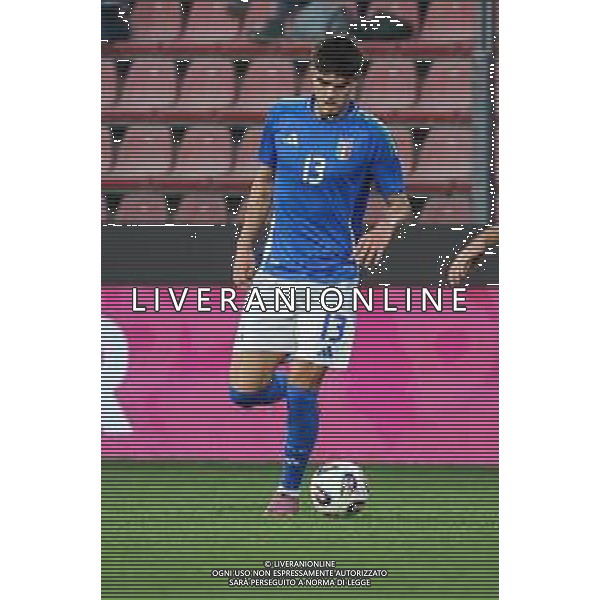TVRCOR – Nazionale maschile Under 21 – qualificazione Europei U21 – Italia U-21 vs Armenia U-21 - Fase a gironi Gruppo E – Stadio Giovanni Zini Cremona (CR) 14-10-2025 nella foto Davide Bartesaghi ©TVRCOR Roberta Corradin - AGENZIA ALDO LIVERANI SAS