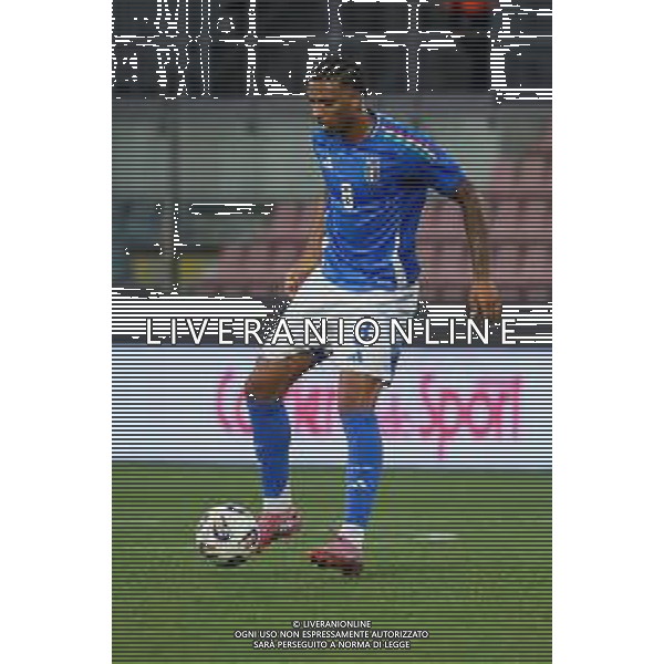 TVRCOR – Nazionale maschile Under 21 – qualificazione Europei U21 – Italia U-21 vs Armenia U-21 - Fase a gironi Gruppo E – Stadio Giovanni Zini Cremona (CR) 14-10-2025 nella foto Cher Ndour ©TVRCOR Roberta Corradin - AGENZIA ALDO LIVERANI SAS