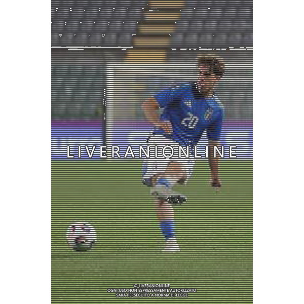 TVRCOR – Nazionale maschile Under 21 – qualificazione Europei U21 – Italia U-21 vs Armenia U-21 - Fase a gironi Gruppo E – Stadio Giovanni Zini Cremona (CR) 14-10-2025 nella foto Matteo Dagasso ©TVRCOR Roberta Corradin - AGENZIA ALDO LIVERANI SAS