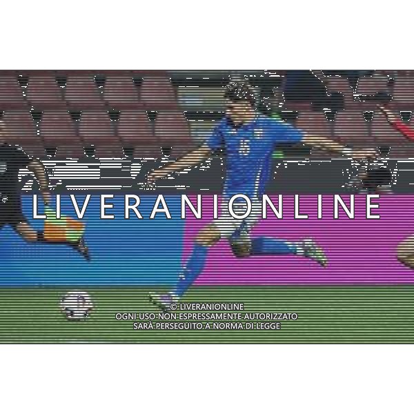 TVRCOR – Nazionale maschile Under 21 – qualificazione Europei U21 – Italia U-21 vs Armenia U-21 - Fase a gironi Gruppo E – Stadio Giovanni Zini Cremona (CR) 14-10-2025 nella foto Niccolo’ Fortini ©TVRCOR Roberta Corradin - AGENZIA ALDO LIVERANI SAS
