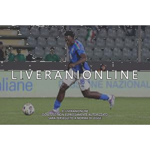 TVRCOR – Nazionale maschile Under 21 – qualificazione Europei U21 – Italia U-21 vs Armenia U-21 - Fase a gironi Gruppo E – Stadio Giovanni Zini Cremona (CR) 14-10-2025 nella foto Jeff Ekhator ©TVRCOR Roberta Corradin - AGENZIA ALDO LIVERANI SAS