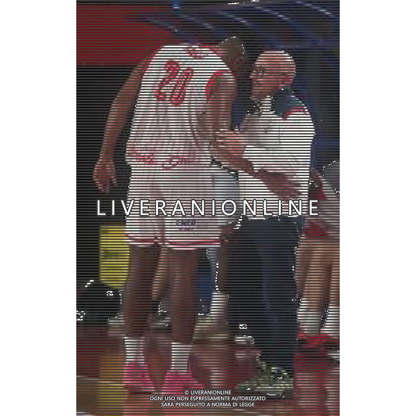 IMOLA 15 10 2025 UP ANDREA COSTA BASKET- DANY BASKET QUARRATA 71-58 SERIE B1 NELLA FOTO DAVIDE RAUCCI UP ANDREA COSTA CON LUCA DALMONTE ALLENATORE UP ANDREA COSTA BASKET ©SANNA - AGENZIA ALDO LIVERANI SAS
