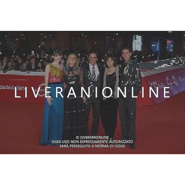 Roma 16 Ottobre 2025 Festa del cinema di Roma 2025 - Red Carpet del film ‘Breve storia d’Amore’ Nella foto: Pilar Fogliati, Ludovica Rampoldi, Adriano Giannini, Valeria Golino, Andrea Carpenzano Foto credit: Andrea Bracaglia- AGENZIA ALDO LIVERANI SAS
