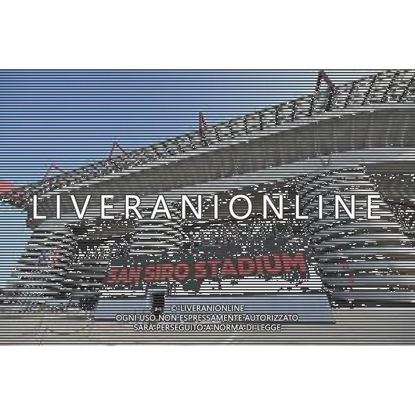 TVRG Stadio Meazza di San Siro Vedute Esterno Milano 16-10-2025 Lo stadio Giuseppe Meazza San Siro foto Roberto Garavaglia/Agenzia Aldo Liverani sas- AGENZIA ALDO LIVERANI SAS