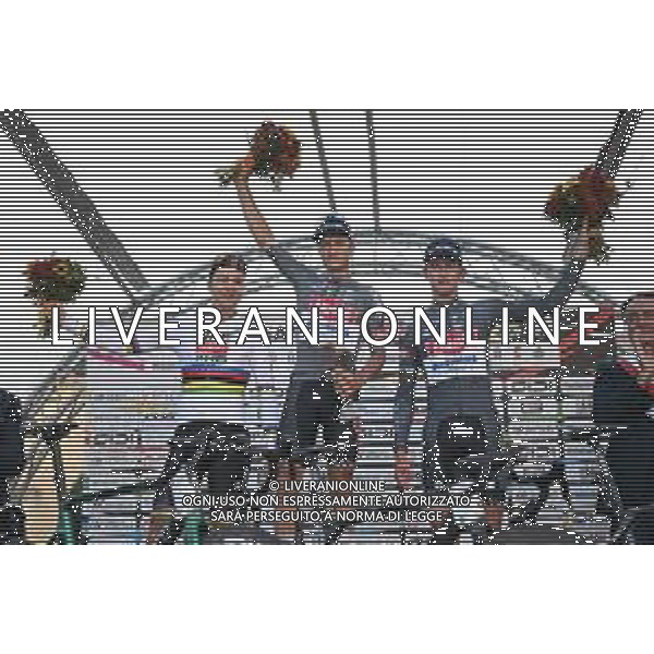 17-10-2025 Serenissima Gravel; 2025, Alpecin - Deceuninck; 2025, Uae Team Emirates - Xrg; Hermans, Quinten; Vermeersch, Florian; Del Grosso, Tibor; Cittadella; ©SIROTTI - AGENZIA ALDO LIVERANI SAS