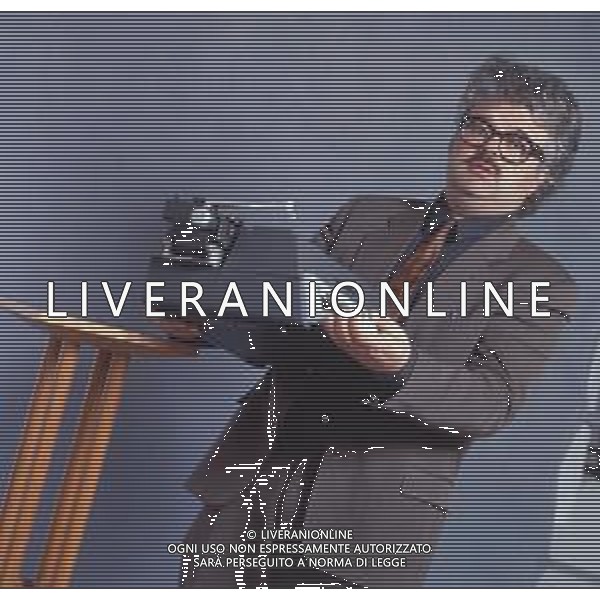 COL- RETROSPETTIVA PATRIZIO ROVERSI CONDUTTORE TELEVISIVO NELLA FOTO PATRIZIO ROVERSI AG THEMA-AG ALDO LIVERANI SAS