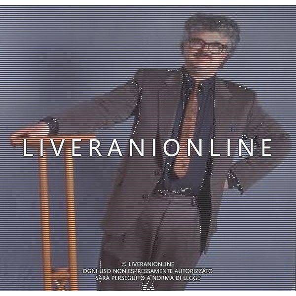 COL- RETROSPETTIVA PATRIZIO ROVERSI CONDUTTORE TELEVISIVO NELLA FOTO PATRIZIO ROVERSI AG THEMA-AG ALDO LIVERANI SAS