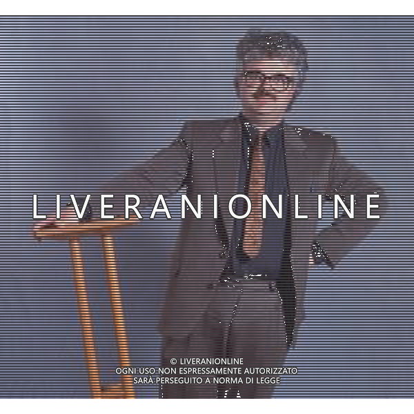 COL- RETROSPETTIVA PATRIZIO ROVERSI CONDUTTORE TELEVISIVO NELLA FOTO PATRIZIO ROVERSI AG THEMA-AG ALDO LIVERANI SAS