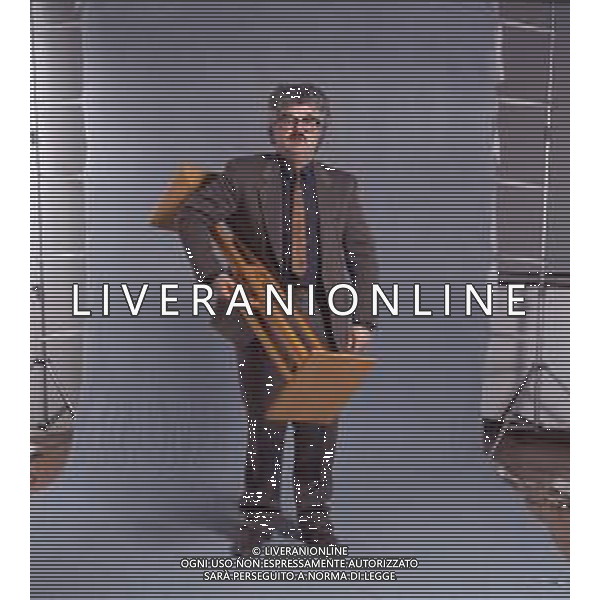 COL- RETROSPETTIVA PATRIZIO ROVERSI CONDUTTORE TELEVISIVO NELLA FOTO PATRIZIO ROVERSI AG THEMA-AG ALDO LIVERANI SAS