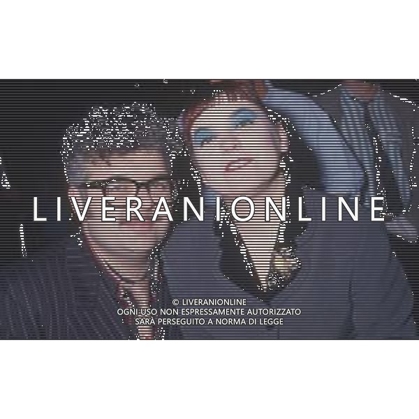 COL- RETROSPETTIVA PATRIZIO ROVERSI CONDUTTORE TELEVISIVO NELLA FOTO PATRIZIO ROVERSI CON SYUSY BLADY AG ALDO LIVERANI SAS 