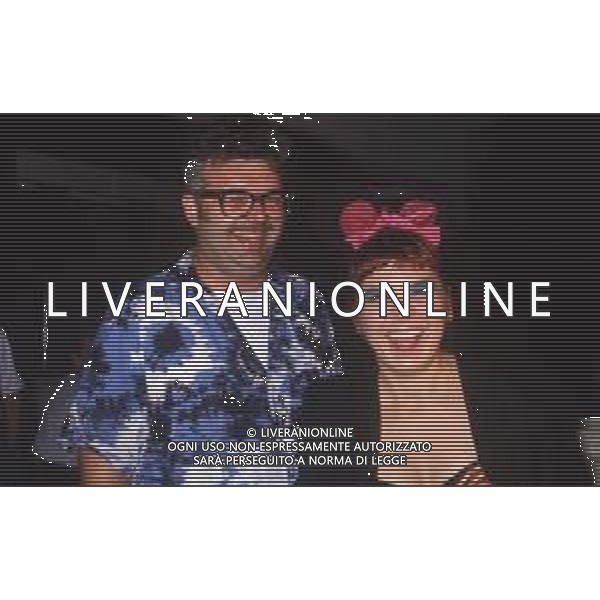COL- RETROSPETTIVA PATRIZIO ROVERSI CONDUTTORE TELEVISIVO NELLA FOTO PATRIZIO ROVERSI CON SYUSY BLADY AG ALDO LIVERANI SAS 