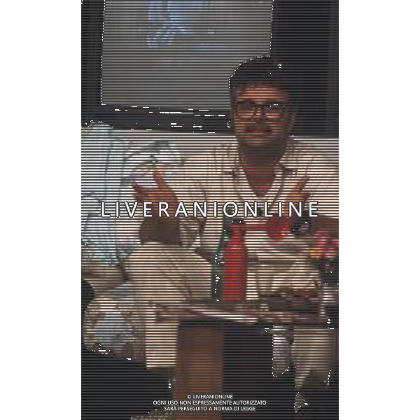 COL- RETROSPETTIVA PATRIZIO ROVERSI CONDUTTORE TELEVISIVO NELLA FOTO PATRIZIO ROVERSI AG ALDO LIVERANI SAS 