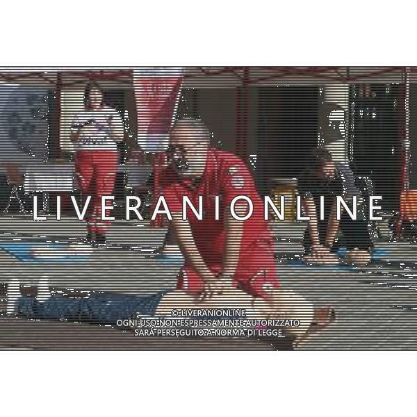 IMOLA PIAZZA MATTEOTTI 18 10 2025 CROCE ROSSA IMOLA L\'EVENTO ‘CI STA A CUORE’ PRIMO SOCCORSO RIANIMAZIONE CARDIOPOLMONARE ©SANNA - AGENZIA ALDO LIVERANI SAS