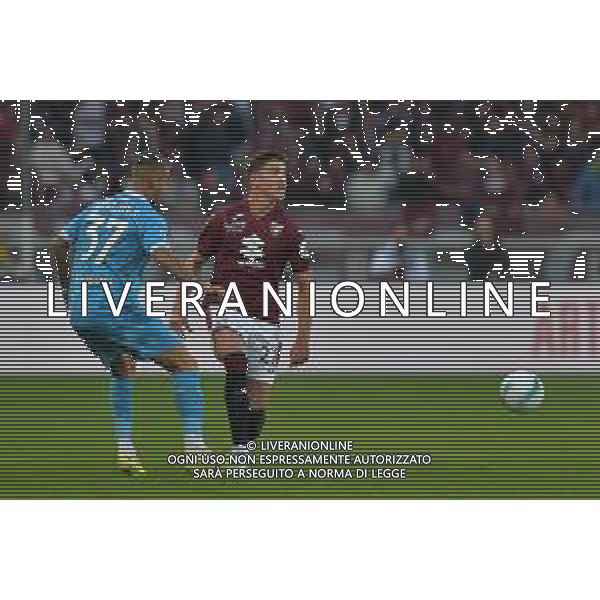 Torino 18.10.25 Stadio Grande Torino @Manuela Viganti/Ag. Aldo Liverani sas Torino vs Napoli Campionato Calcio Serie A Enilive 2025/2026 7a giornata Nella foto: cesare casadei e leonardo spinazzola ©Viganti - AGENZIA ALDO LIVERANI SAS