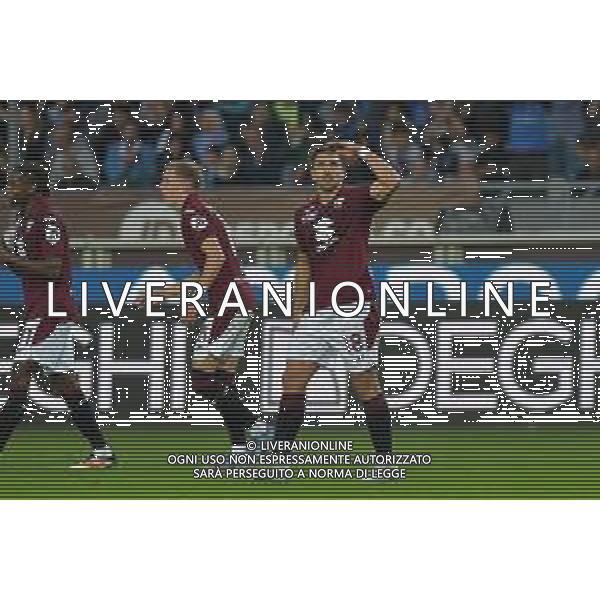 Torino 18.10.25 Stadio Grande Torino @Manuela Viganti/Ag. Aldo Liverani sas Torino vs Napoli Campionato Calcio Serie A Enilive 2025/2026 7a giornata Nella foto: esultanza giovanni simeone dopo il gol ©Viganti - AGENZIA ALDO LIVERANI SAS