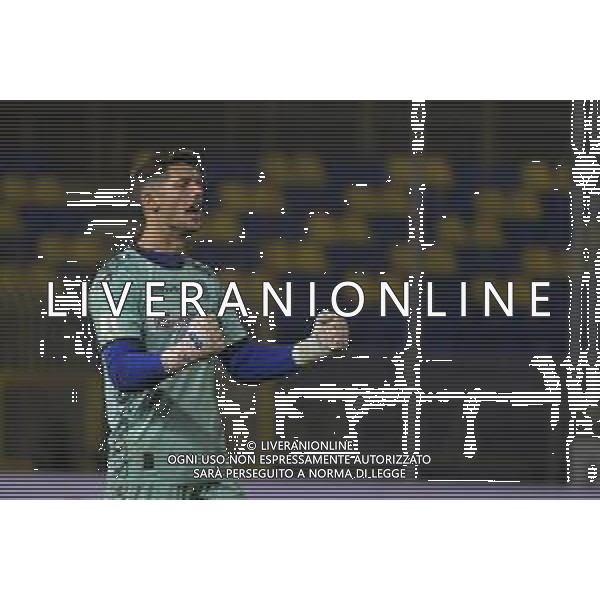 18 10 2025 - Castellammare di Stabia. Stadio Romeo Menti. Serie BKT. Juve Stabia-Avellino Nella foto esultanza finale Alessandro Confente Foto Giuseppe Cuozzo/Agenzia Liverani- AGENZIA ALDO LIVERANI SAS
