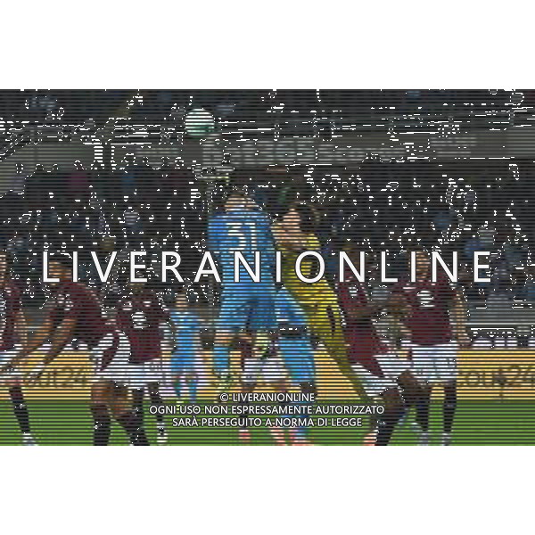Torino 18.10.25 Stadio Grande Torino @Manuela Viganti/Ag. Aldo Liverani sas Torino vs Napoli Campionato Calcio Serie A Enilive 2025/2026 7a giornata Nella foto: uscita di franco israel ©Viganti - AGENZIA ALDO LIVERANI SAS