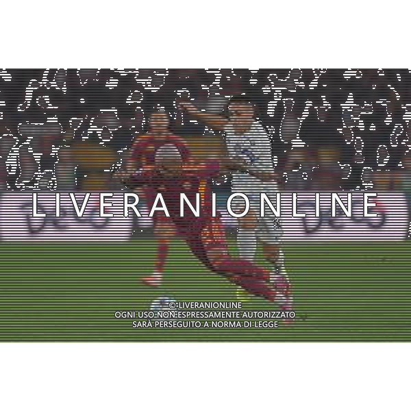 Roma vs Inter Campionato Serie A Enilive - 7 Giornata Stadio Olimpico - Roma 18-10-2025 nella foto Lautaro Martinez e Wesley Foto Federico Gaetano - ag Aldo liverani ©Federico Gaetano - AGENZIA ALDO LIVERANI SAS