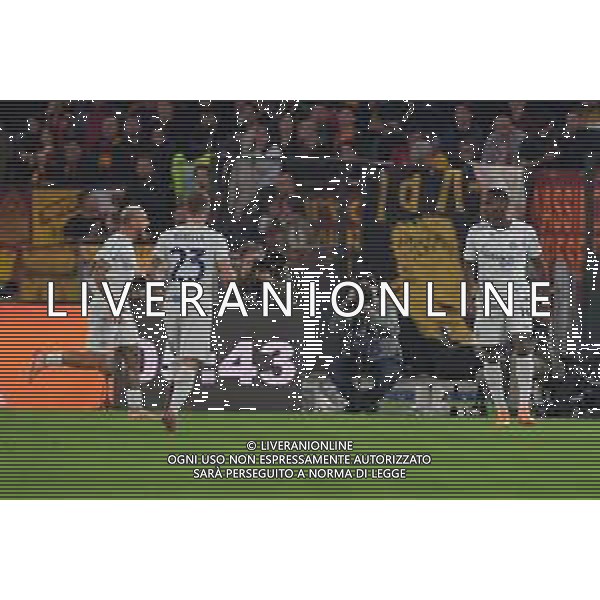 Roma vs Inter Campionato Serie A Enilive - 7 Giornata Stadio Olimpico - Roma 18-10-2025 nella foto Esultanza Inter Foto Federico Gaetano - ag Aldo liverani ©Federico Gaetano - AGENZIA ALDO LIVERANI SAS