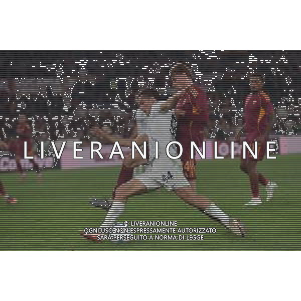 Roma vs Inter Campionato Serie A Enilive - 7 Giornata Stadio Olimpico - Roma 18-10-2025 nella foto Pio Esposito e Ziolkowski Foto Federico Gaetano - ag Aldo liverani ©Federico Gaetano - AGENZIA ALDO LIVERANI SAS