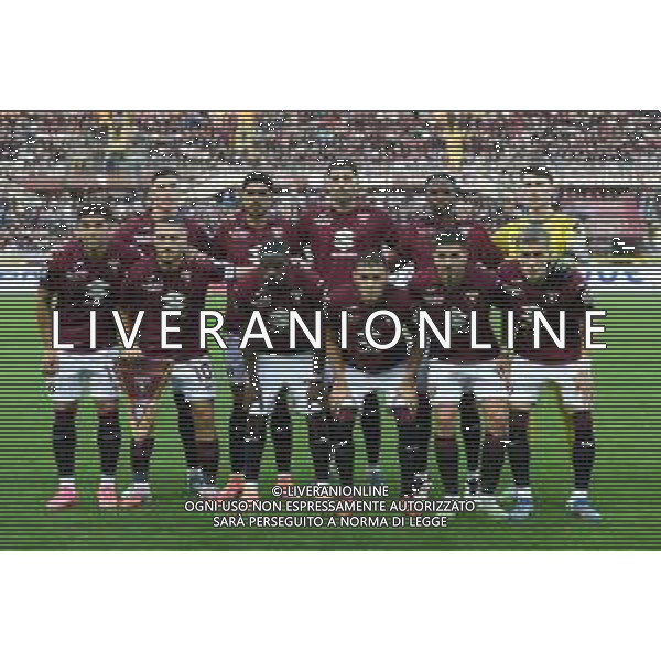 Torino 18.10.25 Stadio Grande Torino @Manuela Viganti/Ag. Aldo Liverani sas Torino vs Napoli Campionato Calcio Serie A Enilive 2025/2026 7a giornata Nella foto: la formazione del torino da sx verso dx: cesare casadei, saul coco, guillermo maripan, adrien tameze, franco israel, che adams, nikola vlasic, cyril ngonge, kristjian asslani, giovanni simeone, marcus pedersen