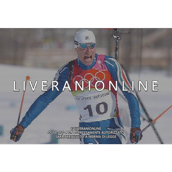 PRAGELATO (TO) 26/02/2006 XX OLIMPIADI INVERNALI 50 KM FONDO MASCHILE NELLA FOTO CENTA GIORGIO PH GIGI ARCAINUI/AG. ALDO LIVERANI