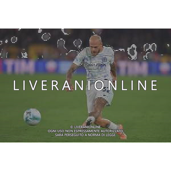 Roma vs Inter Campionato Serie A Enilive - 7 Giornata Stadio Olimpico - Roma 18-10-2025 nella foto Federico Dimarco Foto Federico Gaetano - ag Aldo liverani