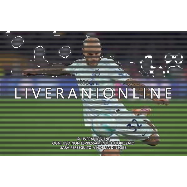 Roma vs Inter Campionato Serie A Enilive - 7 Giornata Stadio Olimpico - Roma 18-10-2025 nella foto Federico Dimarco Foto Federico Gaetano - ag Aldo liverani